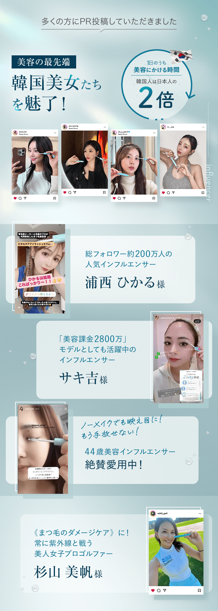 多くの方にPR投稿していただきました